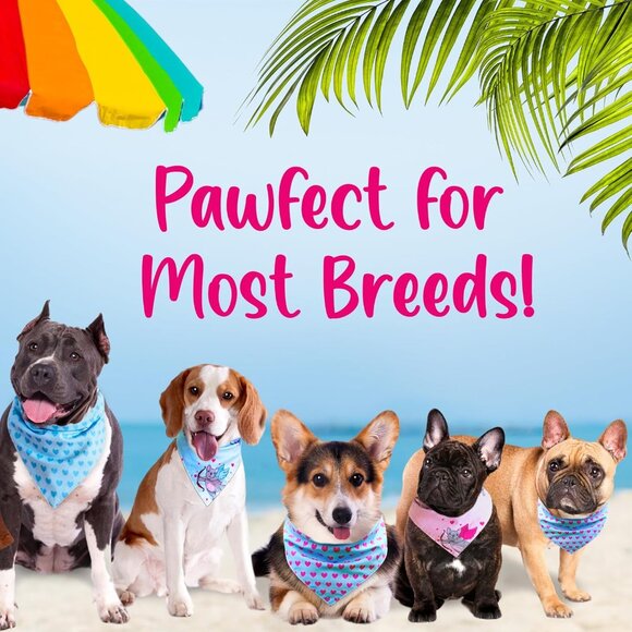 Reversible Dog Bandana Set  M - Picture 4 of 12